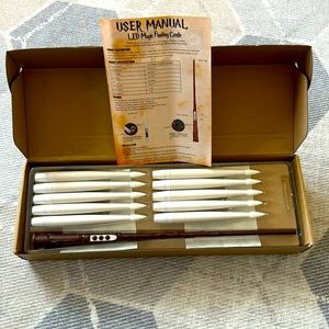 Floating candles decoration with wand